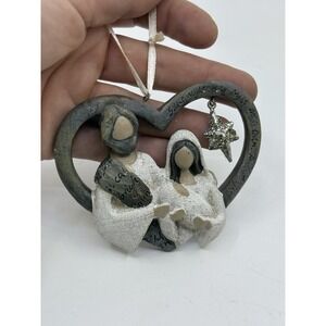 NOT for sale Nativity Scene Christmas Heart Shaped